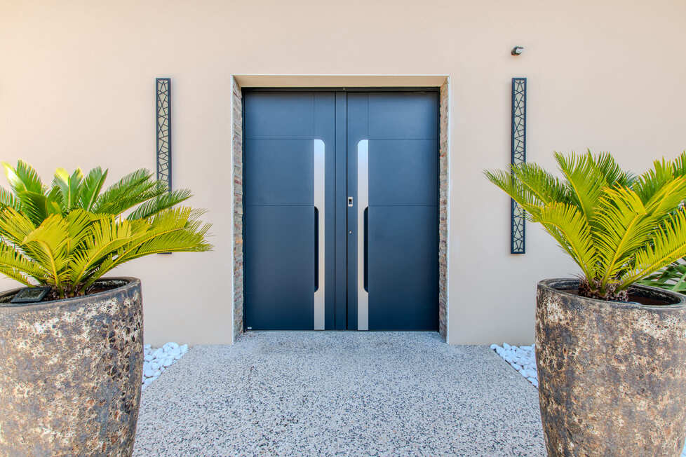 Art extérieur de maison construite par Maison Kamci à Narbonne