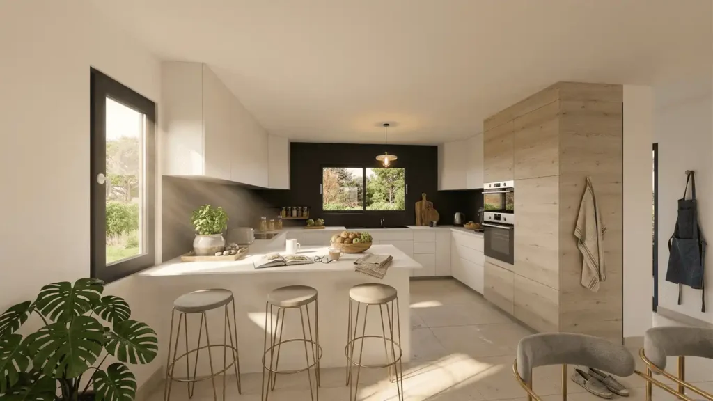 Élégante villa contemporaine avec toiture-terrasse à Narbonne