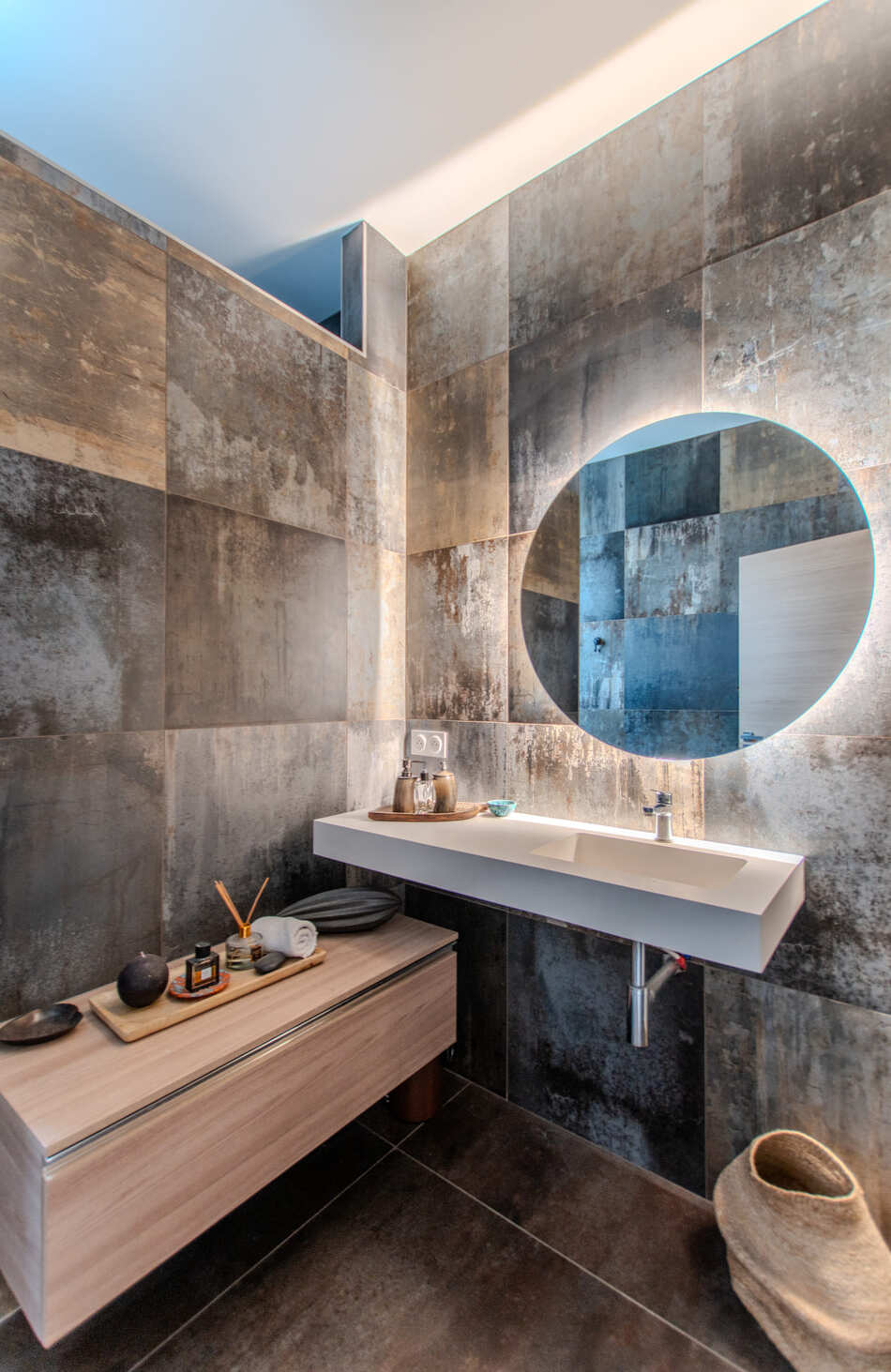 Intérieur d'une maison construite par Maison Kamci