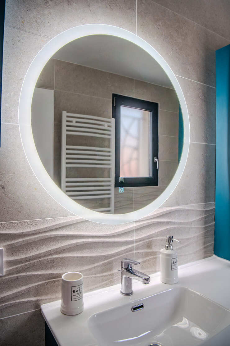 Intérieur d'une maison construite par Maison Kamci